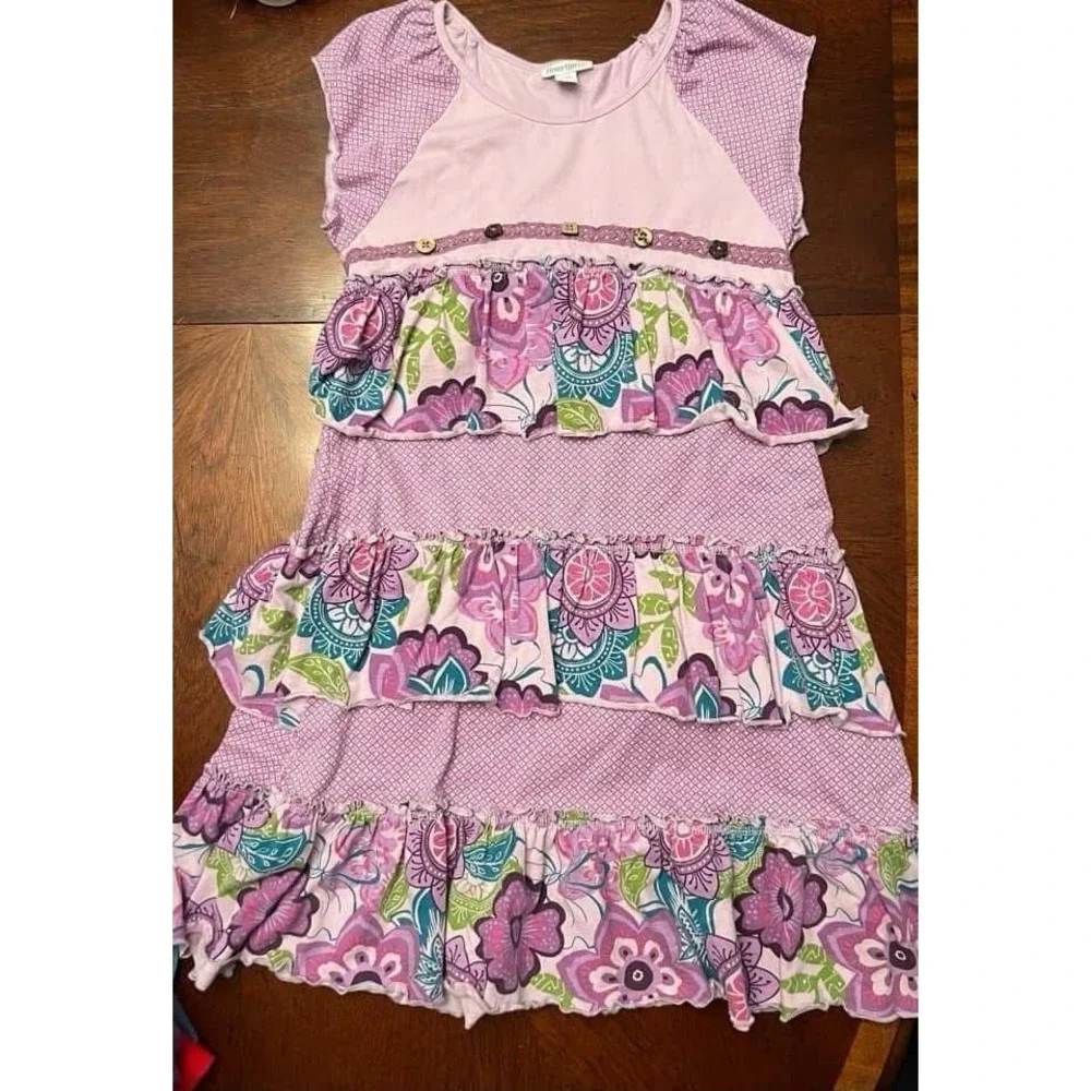 9 years Girls Naartjie‎ dress vguc Purple Tiered